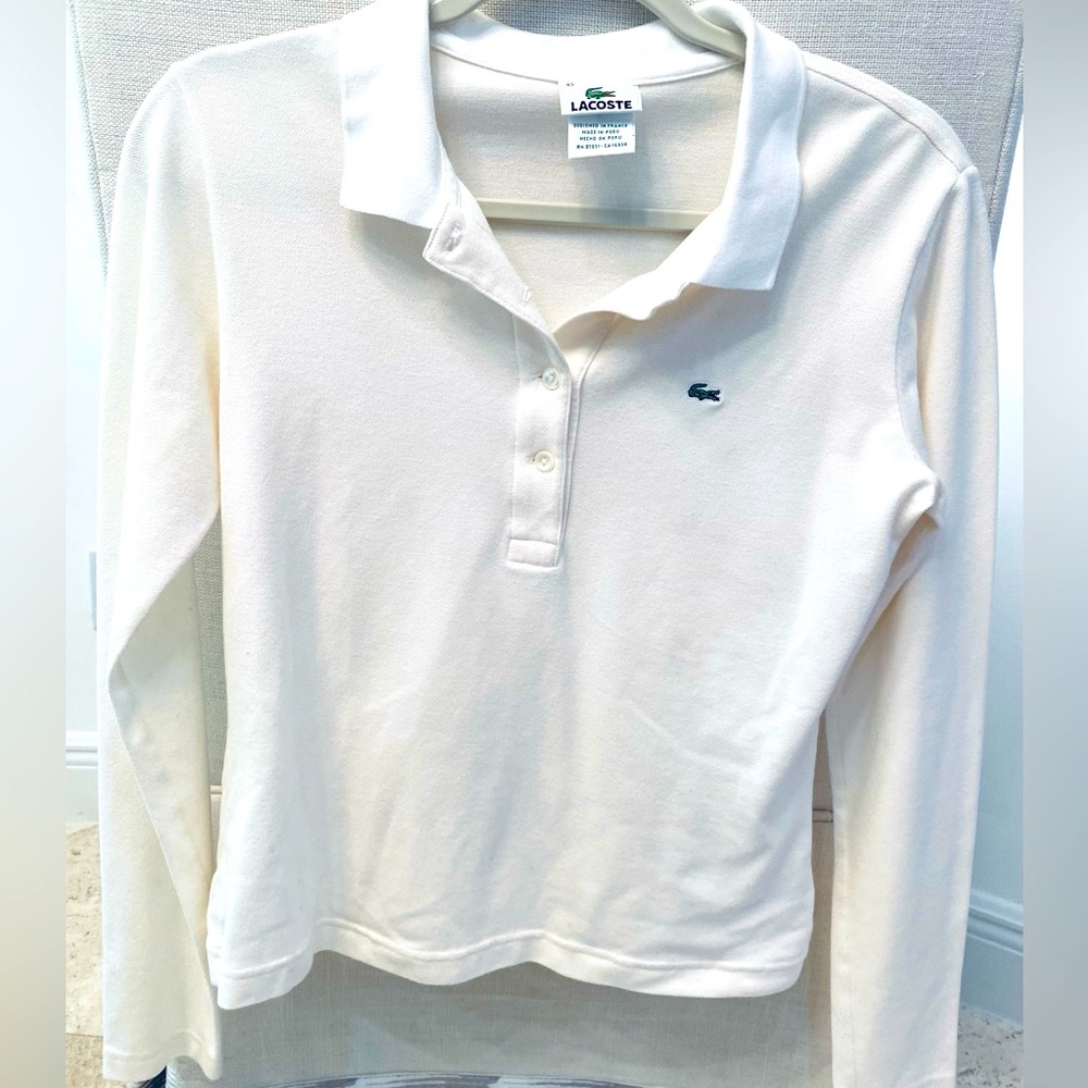 LACOSTE LONG SLEEVE POLO